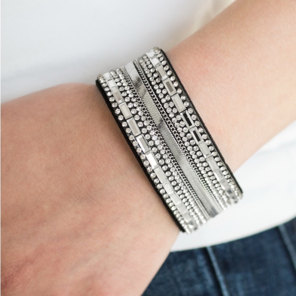 Teasingly Tomboy - Black Bracelet